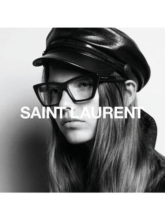 Saint Laurent SL291 001 Eyeglasses Black 51mm Cat Eye Frame main image 8